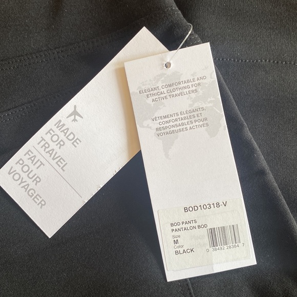 NWT Mid-Rise Stretchy Active Pants - Black - Fig Bod - Women's Medium - Picture 7 of 11